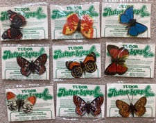 9 x 1970s Flutter-Byes Tudor Crisps  All Sealed  Clean