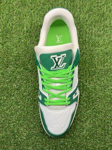 Size 11 LV (12-12.5 US) Louis Vuitton Trainer ' Green ' | GREAT CONDITION! - Picture 15 of 18