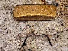 Marchon Tres Jolie 125T Nutmeg Eyeglasses Frames Titanium 51017 1 - 135 W/Case