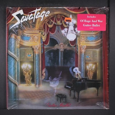 SAVATAGE Gutter Ballet LP 12'' 33 RPM Atlantic Schallplatte Versiegelt