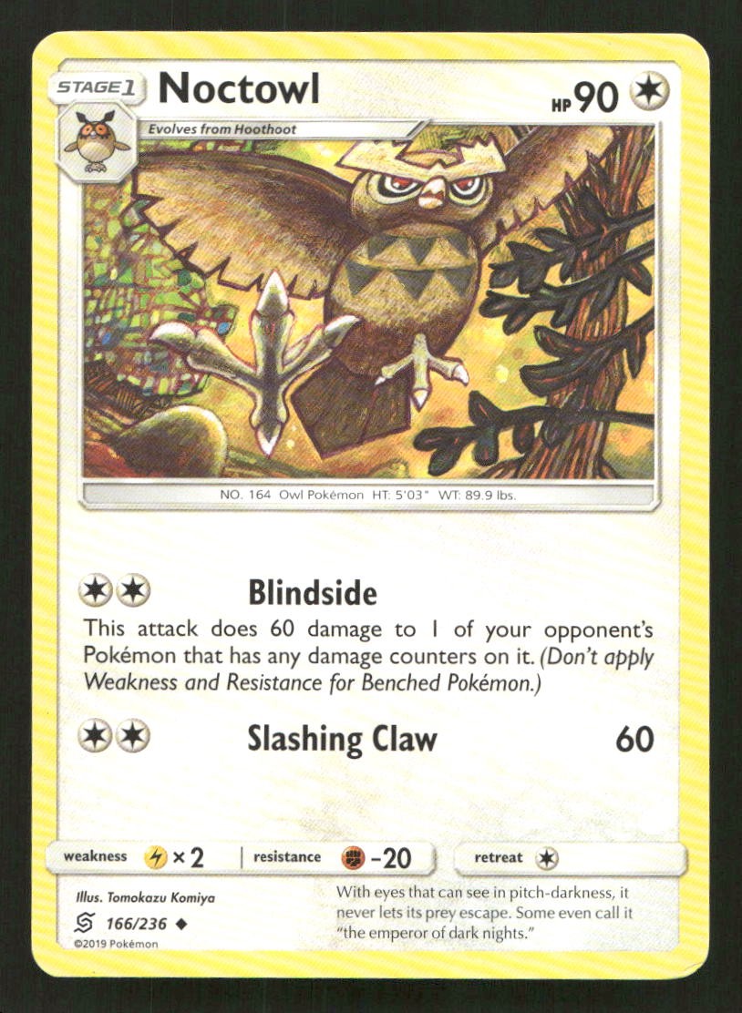Noctowl 166/236 Unified Minds LP Pokemon
