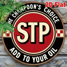 Tin Metal Signs Home D cor Vintage St. Patrick's Day Father's Day Shamrock Round