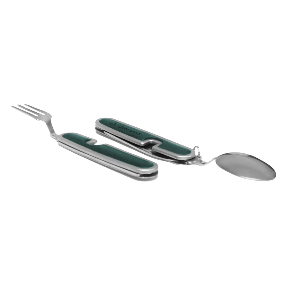 Coghlan's Stainless Steel Hobo Pocket Knife Folding Cutlery Camp Tool Spoon Fork - Image 2 of 4