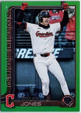 2025 Topps Update #US341 Nolan Jones Green Holo Foil #/99