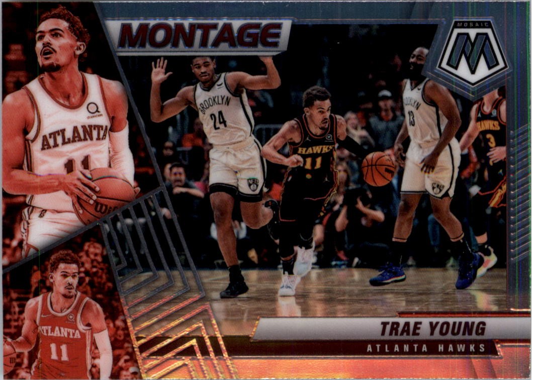 2021-22 Panini Mosaic Montage #11 Trae Young - BSK