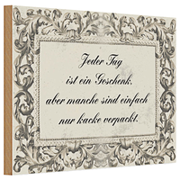 Holzschild Spruch 30X20Cm Jeder Tag Ist Ein