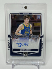 Panini 2024-25 Donruss Optic Quinten Post Warriors RC Auto Signature SS-POT