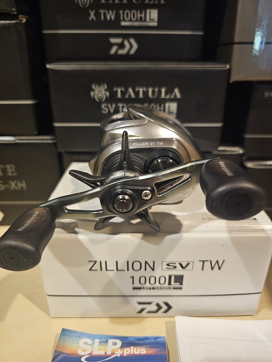 Daiwa 21 Zillion SV TW 1000 Bait Reel - Black/Silver for sale