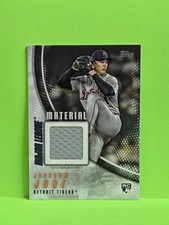 2025 Topps Update Series Major League Material Jackson Jobe RC #MMU-JJO Relic