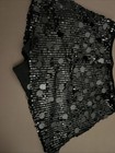 Sequined Party SKORT Black Women's Small Sparkly Mini Skirt Club Dance Rave S — photo 7