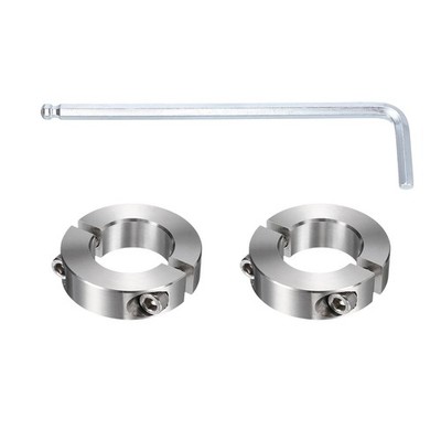2pcs double collars 30mm hole, for 304 stainless steel