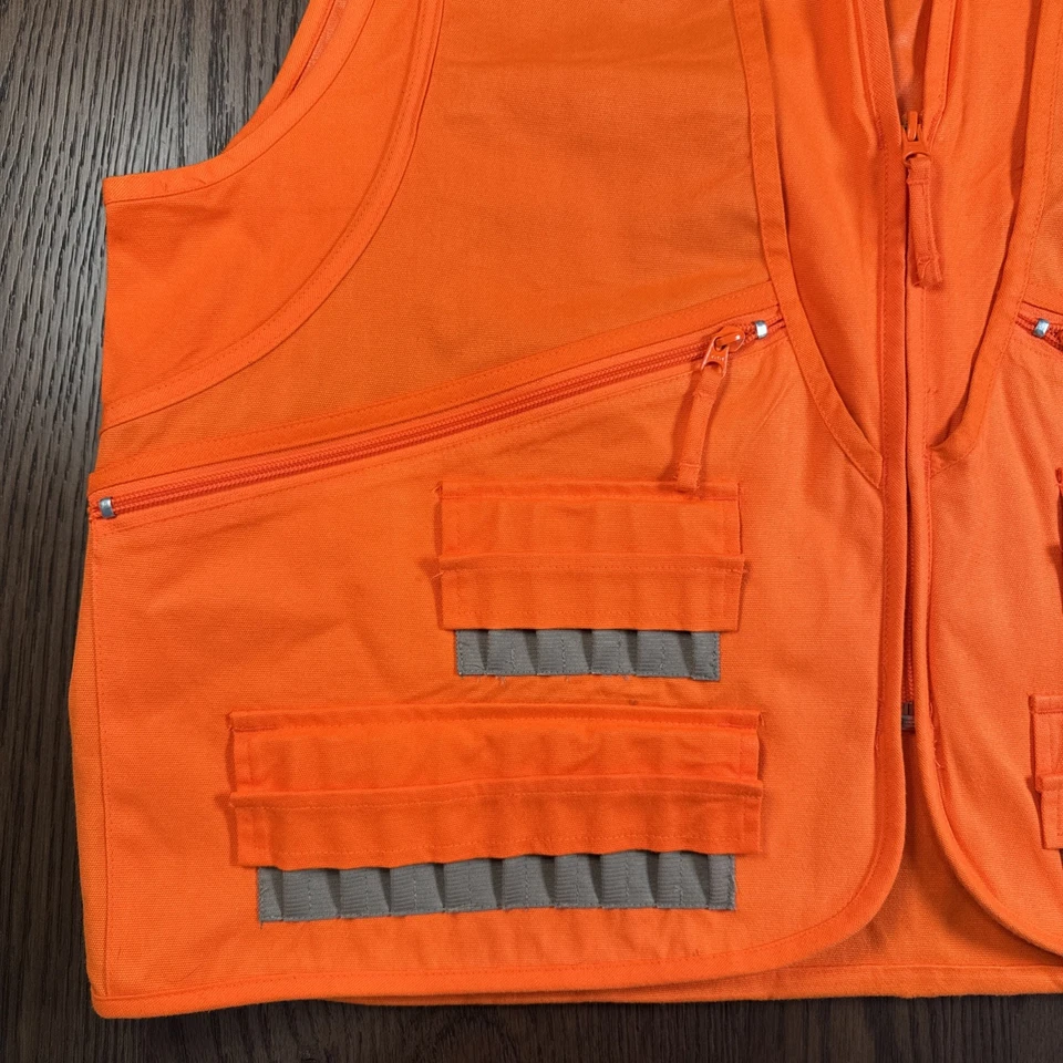 Gander Mountain Guide Series Blaze Orange Hunting Vest Size L Upland Small Game - Image 4 of 4