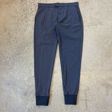 Greyson Montauk Jogger Pants Performance Golf Trouser Blue Tapered Stretch 32x30