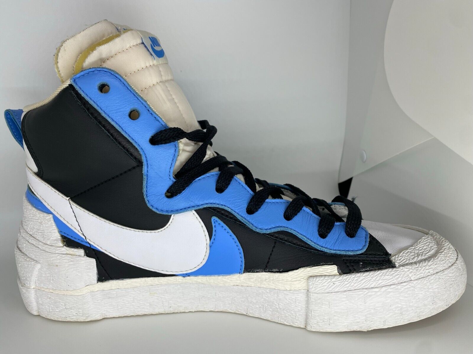 Size 11 - Nike sacai x Blazer Mid Black Blue - image 5