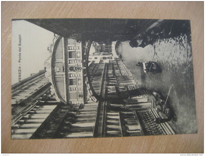 VENEZIA Venice Ponte Dei Sospiri Bridge Post Card VENETO Italy Italia