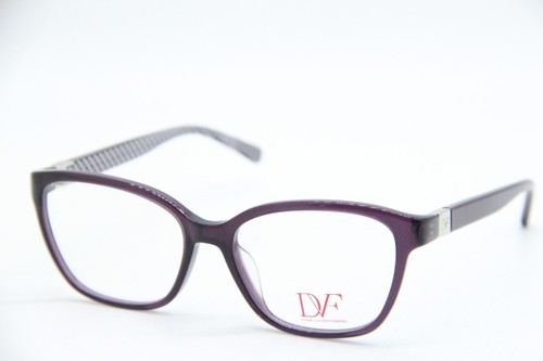 DIANE VON FURSTENBERG DVF5064 513 PURPLE WHITE AUTHENTIC EYEGLASSES 52-16