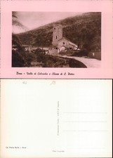 Bosa 1950 Stunning View Of The Church Of St. Peter-64581