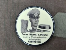 Reproduction WWII German Military Uniform Advertising Pocket Mirror Replica 40s