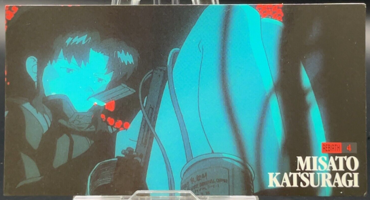 Misato Katsuragi Rebirth-4 Evangelion Trading Card Carddass