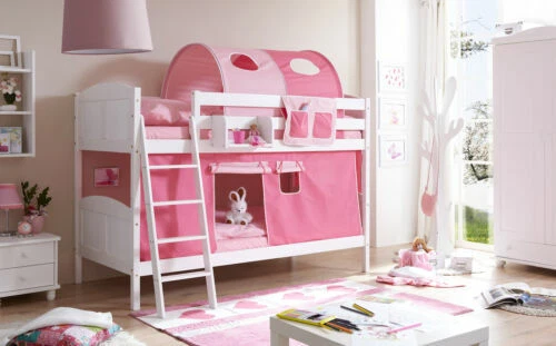 Weiße zum Zusammenbauen Kinder-Bettgestelle ohne Matratze