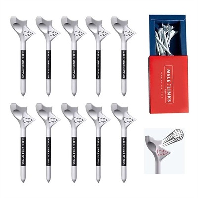 10 Golf Tees 10° Diagonal Insert Rhombic Golf Ball Holder Golf Training Ball Tee