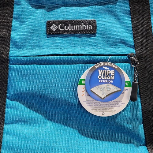 COLUMBIA Teal/Aqua Insulated LUNCH BAG Box Tote Bag BNWT Style 98-16650-00-71 - Picture 2 of 16