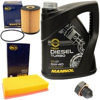MotoröL Filter Set 5W40 5 Liter + ÖLablassschraube FüR Audi 80 Vw Passat 35I