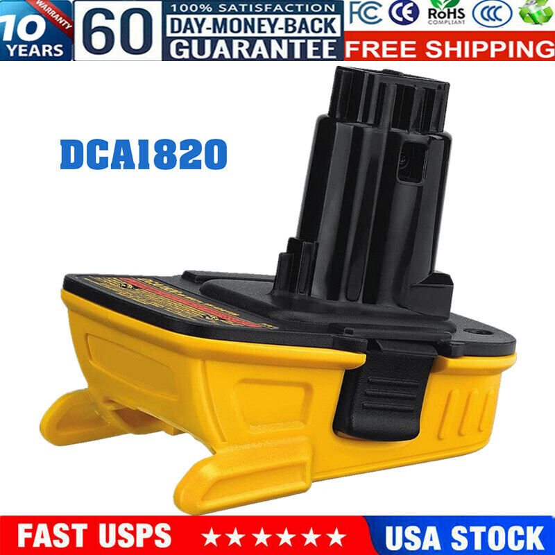 DEWALT 18V to 20V Max Battery Adapter for DCA1820 Li-Ion Tools  