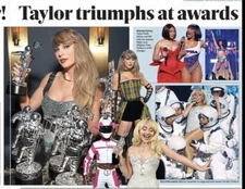 Taylor Swift Chappell Roan Sabrina Carp Katy Perry MTV Awards News Clipping 2024