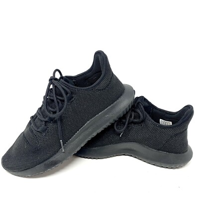 Adidas PUV 702001 Tubular Shadow Triple Black Athletic Shoe US Size 6 Sneakers 