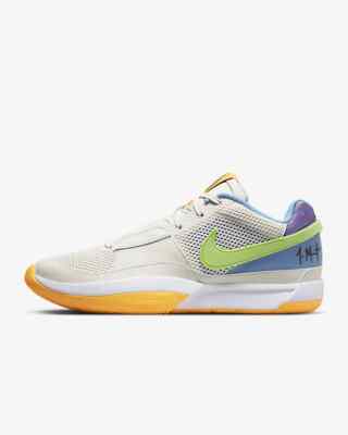 Nike Ja 1 Yellow Strike メンズ スニーカー Nike Ja Morant 1 Family Trivia DR8785-001 Phantom Action White