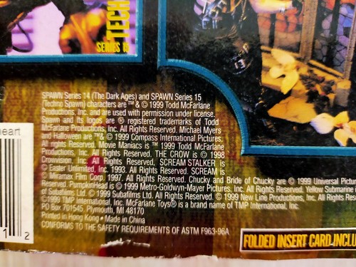 MC FARLANE TOYS SPAWN SERIE 14: SPAWN THE BLACK HEART (ANNO 1999), COME NUOVO - Foto 12 di 15