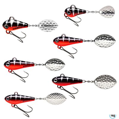 SpinMad Originals Jig Spinner 4/6/10/14/18/35g Köder Forelle Barsch Hecht