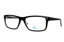 NEW MODERN OPTICAL HALFTIME BLACK MATTE AUTHENTIC EYEGLASSES FRAMES 57-18-145MM
