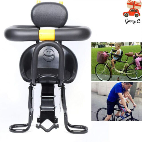 Kids Bicycle Chair, Baby Bike Safety Seats Toddler Child Seat for Bicycle Black