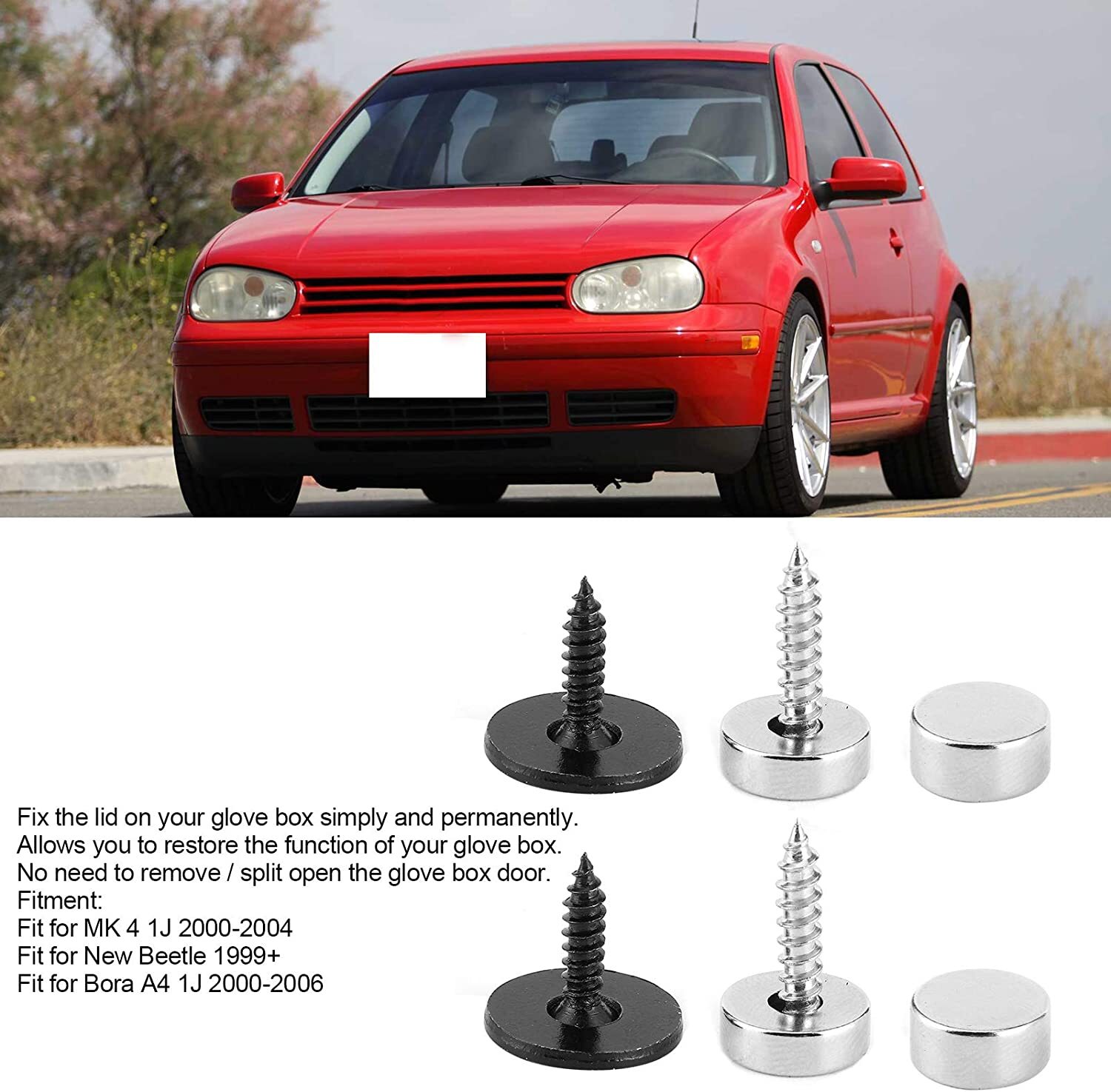 Glove Box Lid Repair Fix Kit For VW Volkswagen Beetle Golf Mk4 Jetta