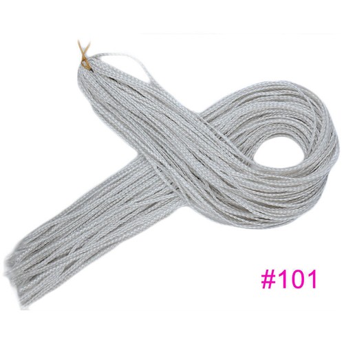 28" Thin Senegalese Box Braid Hair Crochet Micro Twist Synthetic Hair Extension - Picture 26 of 34