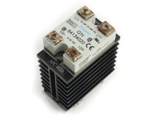 Crouzet 84134020 50 Amp Solid State Relay DIN-RAIL 24-280 VAC T0710 w/Heatsink