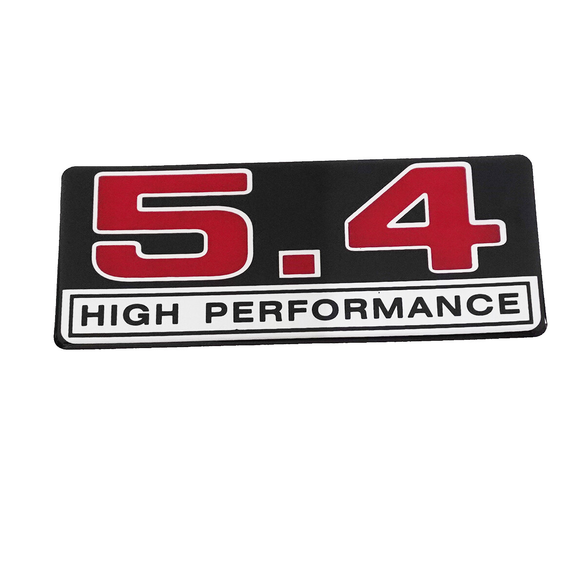 Engine Liter Emblems Adhesive Engine Decals 4.0 Liter V6 Engine Emblems - Chrome & Red 5 ...