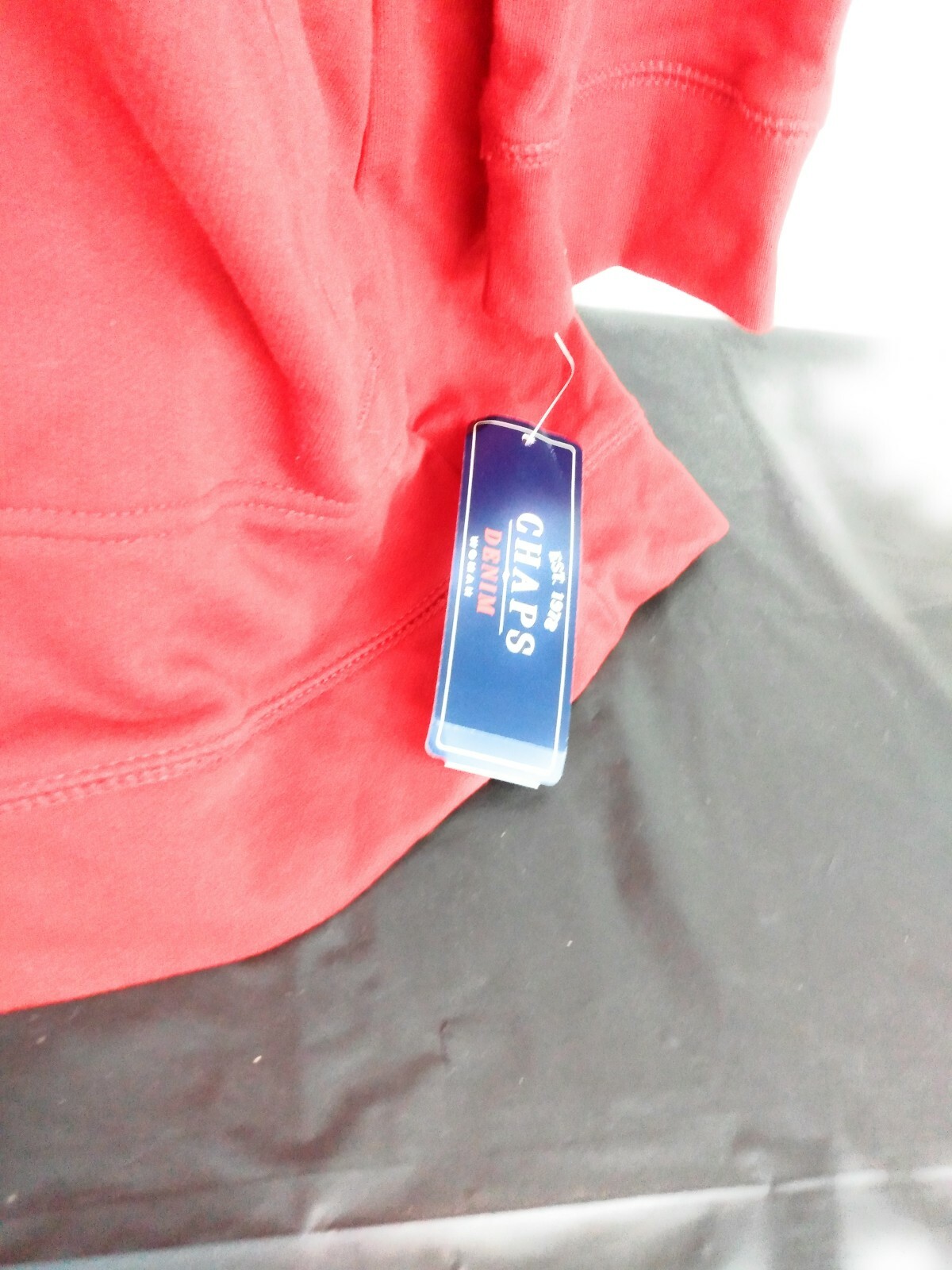 Chaps Denim Women's Rich Red Cotton Top Jacket - Size 3X SPWR EXC II image 2