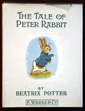 The Tale of Peter Rabbit by Beatrix Potter HC/DJ F. Warne & Co. Green Hardcover