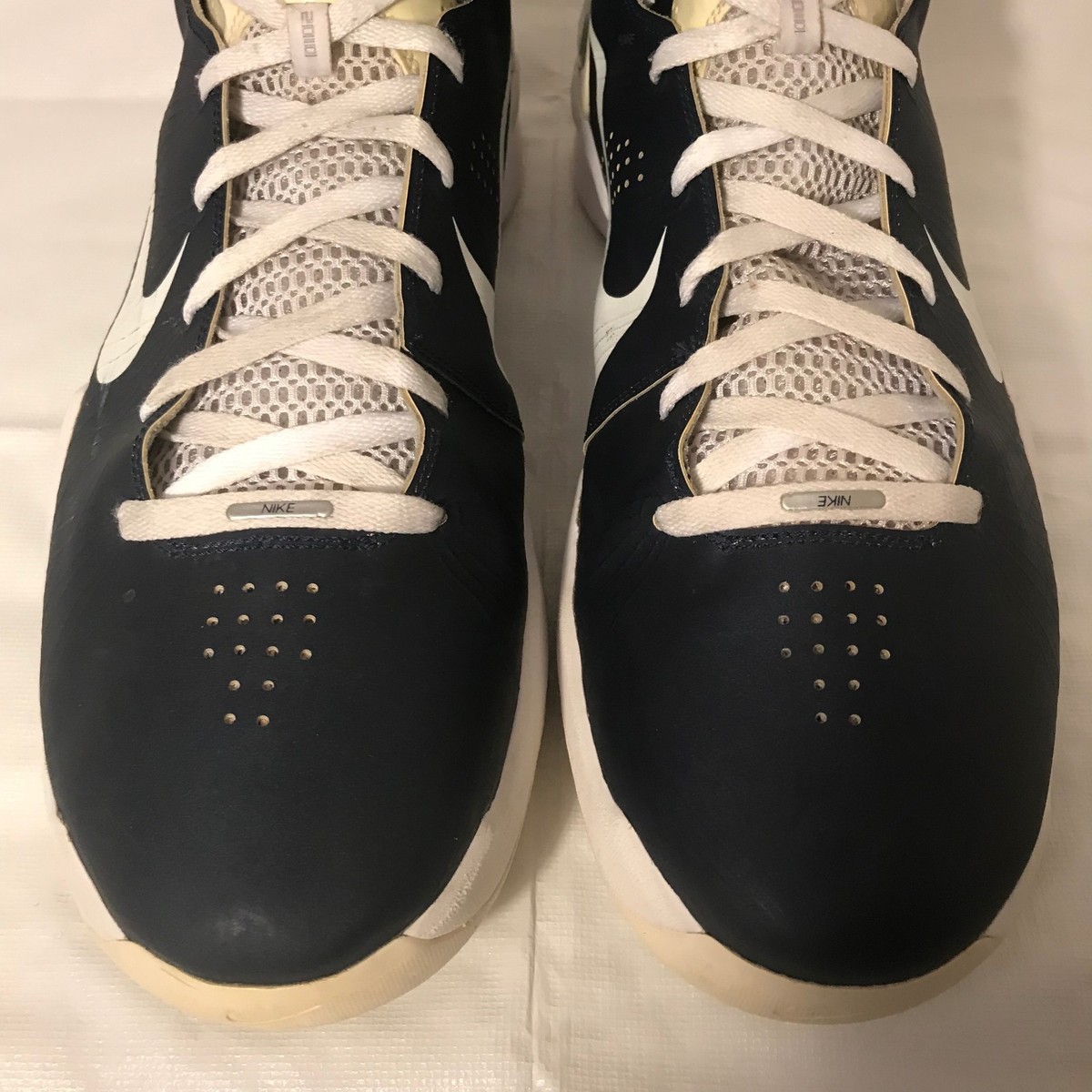 Nike Hyperdunk 2010 TB Basketball Shoes Navy/White/Silver SZ 