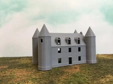 Medieval FRENCH CASTLE Château de Champagne-sur-Vingeanne - Z Scale - 1:220 