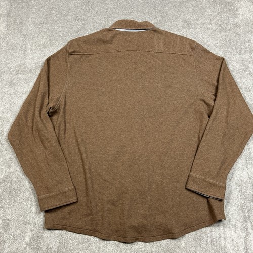 Camisa Territory Ahead Para Hombres 2XL Abotonada Marrón Peso Pesado Franela Acanalada - Imagen 4 de 8