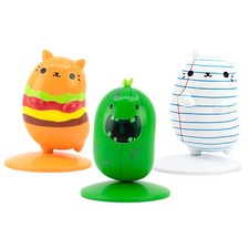 Cats vs Pickles Collectible Mini Figurine 3-Pack  Plastic 3  Mini Figures