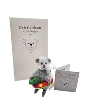 Mini Mices Mohair Sink Mouse Deb Canham Artist Designs Miniature Doll Figure 