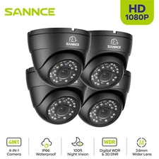 SANNCE Outdoor Dome 1080P CCTV Camera Outdoor IR Night for Home Secuirty System 