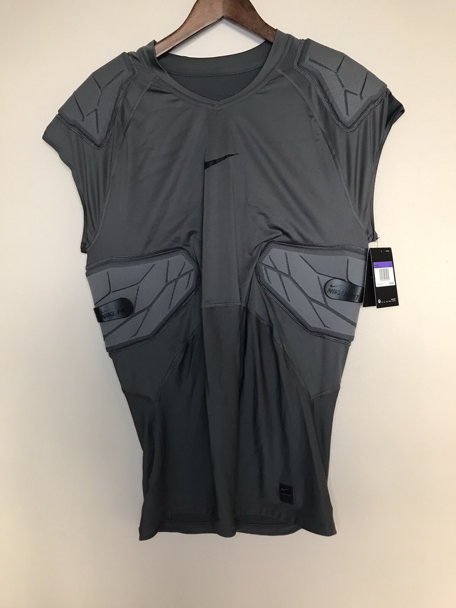 NIKE Pro Combat Hyperstrong Compression 4 Pad Football Shirt Mens