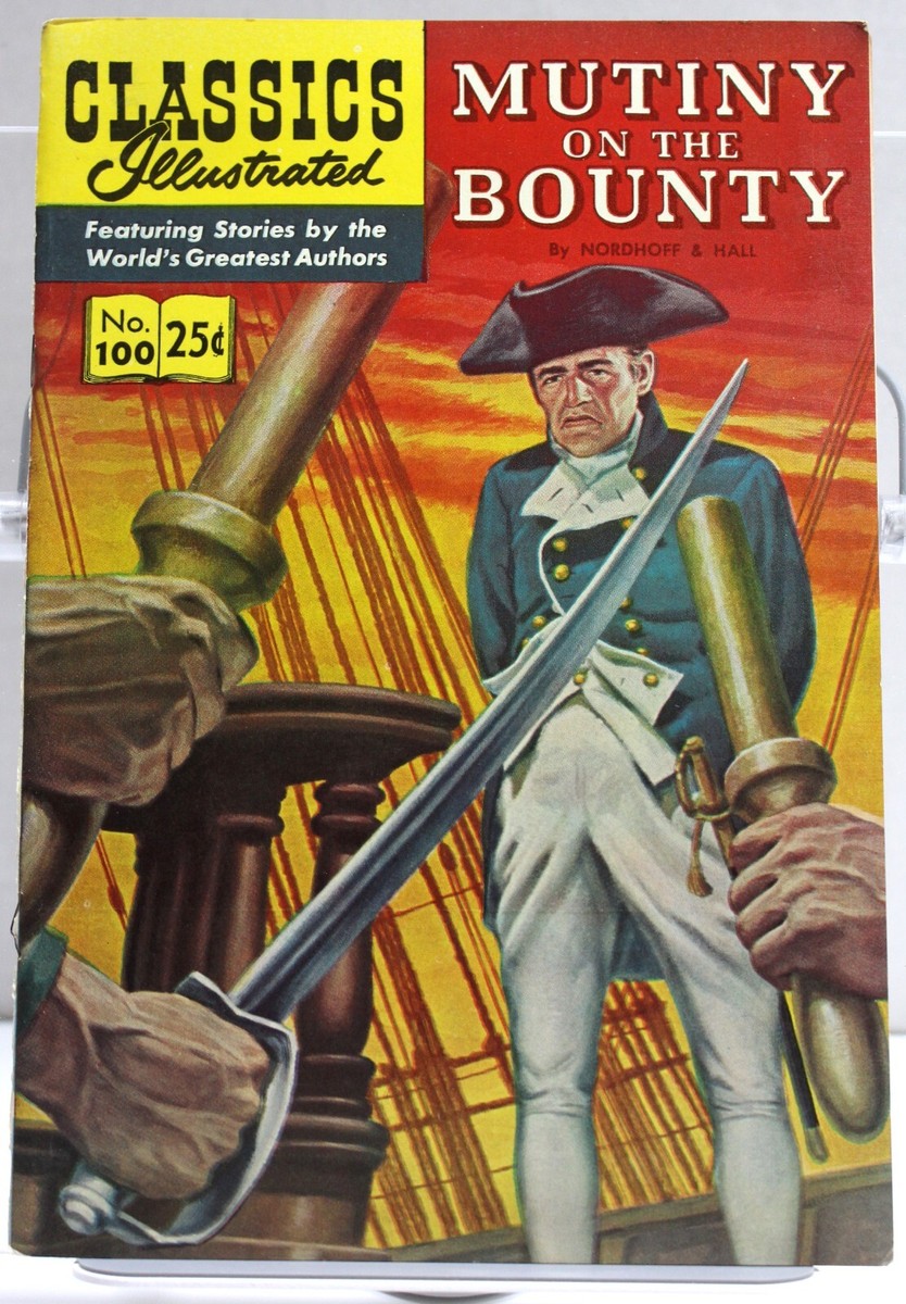 VINTAGE CLASSICS ILLUSTRATED #100 MUTINY ON THE BOUNTY COMIC BOOK