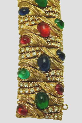 CINER Jewels of India Jeweled Crystal Necklace Bracelet and Post Earrings Set - 第 13/24 張圖片